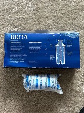 6 Brita Replacement Pitcher Filters - Blue and White Packaging